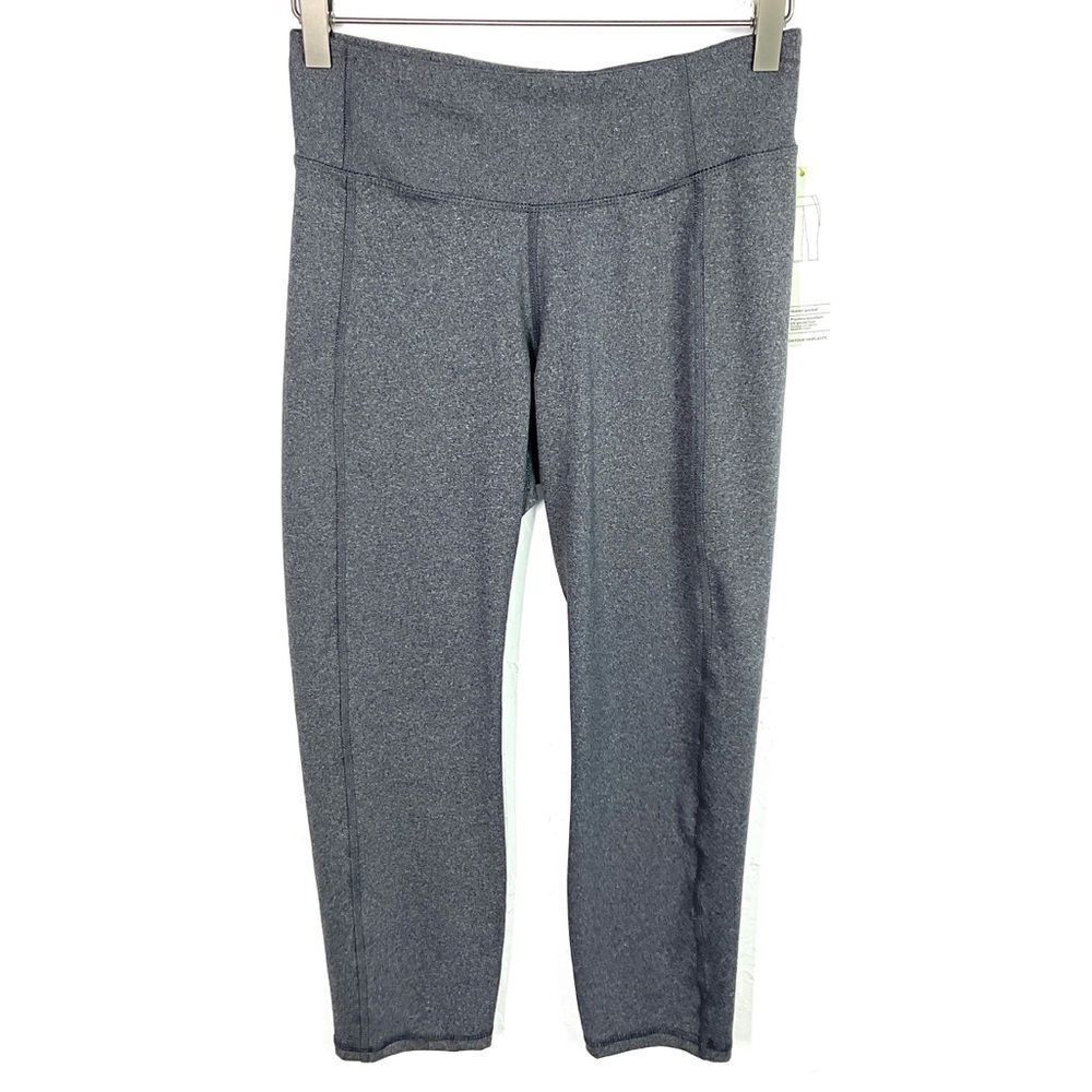 All In Motion Heathered Gray Cropped Leggings Small NWT